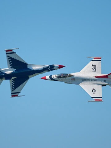 USAF Thunderbirds F16 Fighting Falcons