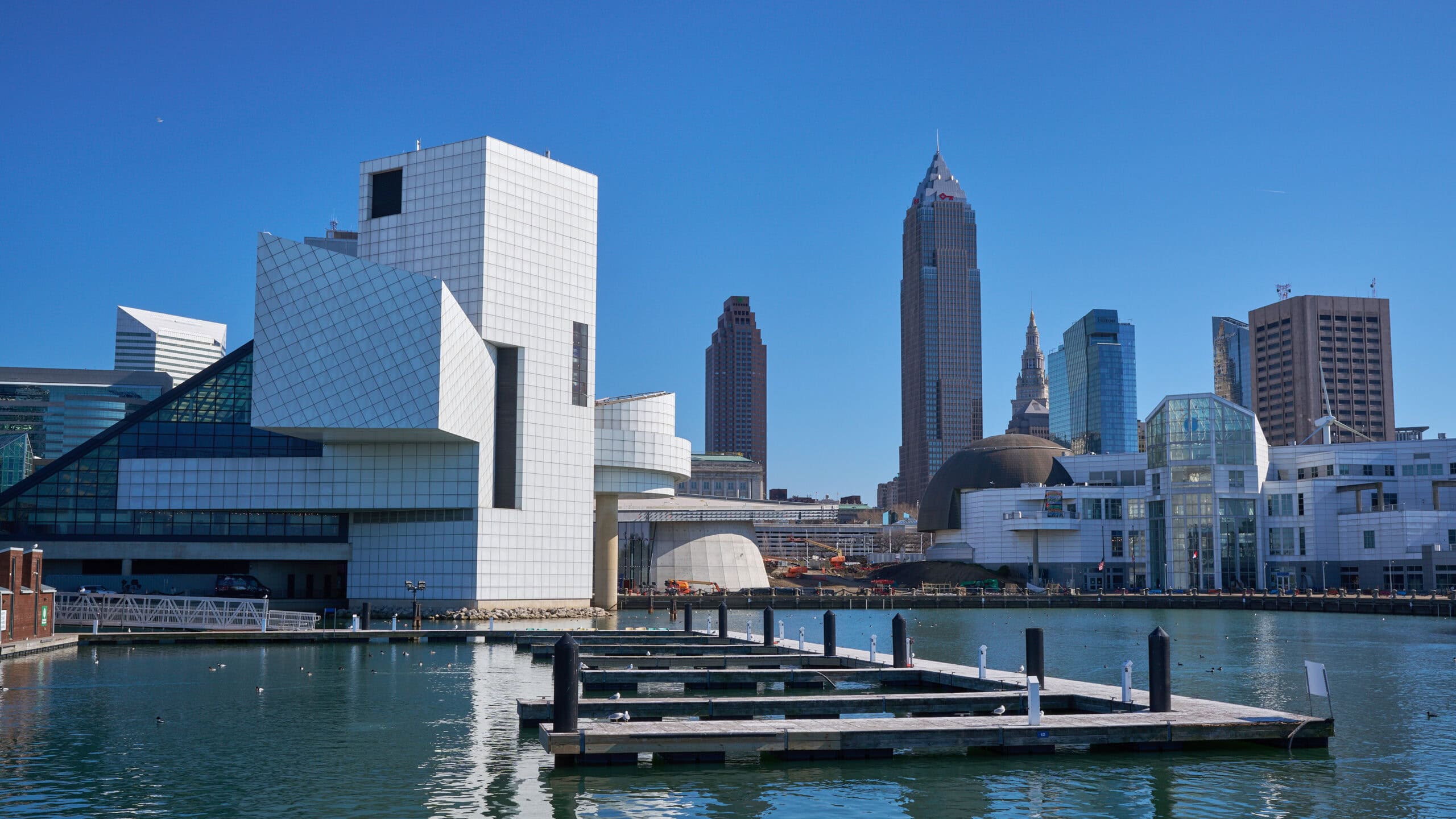 Rock and Roll Hall of Fame and the Cleveland Skyline