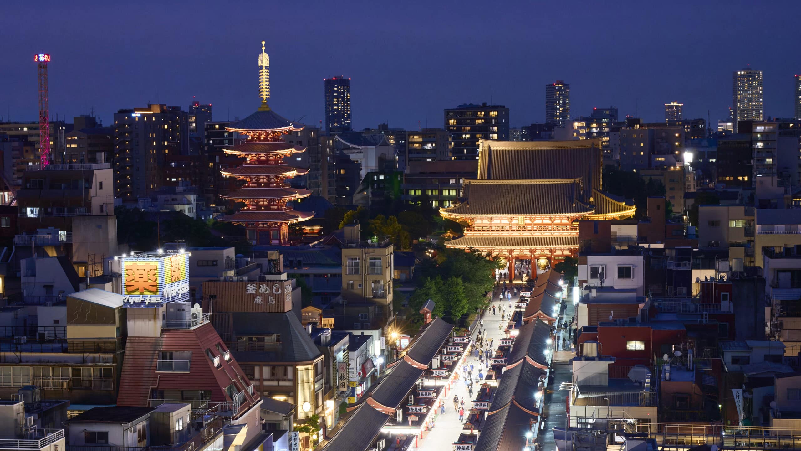 Sensoji Temple Shrine in Tokyo